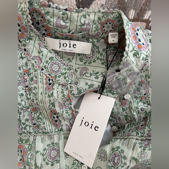 NWT Joie Pastel Floral Challensia  Dress - Picture 10 of 14